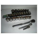 Craftsman 1/2 Drive Ratchet, Sockets & Extensions