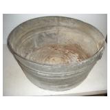 Galvanized Tub    24 inches round