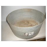 Galvanized Tub    24 inches round