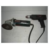 Black & Decker 3/8 inch Drill & Metabo Grinder