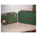 Vintage Travel Joy 2pc Luggage