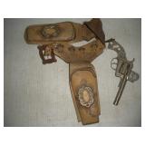 Halco Bonanza Toy Holster - 1 cap gun damaged