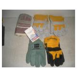 Assorted Work Gloves  (10)  NEW