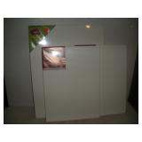 (3) Blank Canvases  largest 24x30 inches