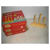 (3) Vintage Star-Lite Candoliers w/Boxes