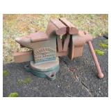 Littlestown bench vise # 140 4inch jaw 12 inches l