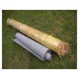 Landscaping fabric and straw mesh