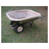 Landscaping wheel barrel 10 cubic feet