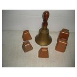 Dinner Bell & Cow Bells  tallest 11 inches