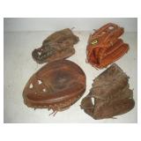 Assorted Baseball Gloves