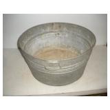 Galvanized Tub    22 inches round