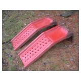 Metal car ramps