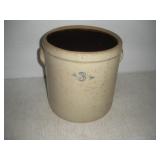 3 Gallon Crock - chip on handle
