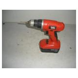 Black & Decker Cordless Drill w/Battery - NO