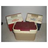 (3) Lunch Coolers