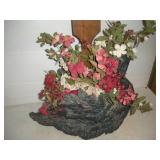 Hard Plastic Swan Flower Pot  24x19 inches