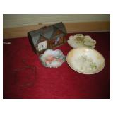 Haddon "Home Sweet Home" Clock  w/Decorative