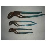 Channel-Lock Pliers - 10,12 & 16 inch