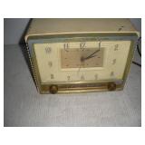 Vintage Sylvania Clock Radio  8 inches tall