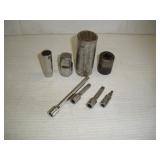 Snap-On Assorted Sockets, Extension & Adapters