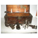 Vintage Tools w/Wood Box