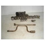 1/2 Drive Sockets, Breaker Bar & Speed Wrench