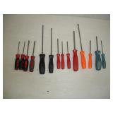 Snap-On Assorted Screwdrivers