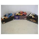 (3) Nascar Die Cast Cars  1:24 scale