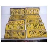 (10) Pennsylvania License Plates
