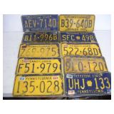 (10) Pennsylvania License Plates