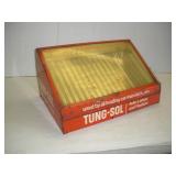 Tung-Sol Vintage Auto Lamp Display Case  20x12x10
