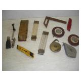 Tape Measures & Assorted Tools