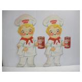 Vintage Campbells Chunky Soup Cardboard Litho