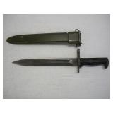 WWII M-1 Garand AFH Bayonet w/Scabbard  10 inch