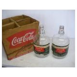 Vintage Coca-Cola Syrup 1 Gallon Glass Jugs