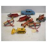 Assorted Dinky Toys- Cars, & Tractors