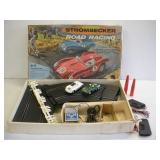 Strombecker Slot Car Race Track w/Cars (Testa Rosa