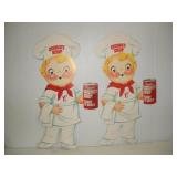 Vintage Campbells Chunky Soup Cardboard Litho
