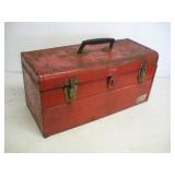 Metal Tool Chest  20x9x10 inches