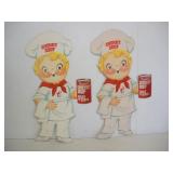 Vintage Campbells Chunky Soup Cardboard Litho