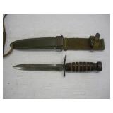 Vintage Bayonet w/ U.S. M8  Scabbard  6 1/2 Blade