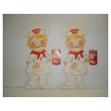 Vintage Campbells Chunky Soup Cardboard Litho