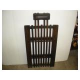 Vintage Wooden Creeper - missing wheel