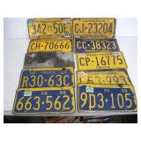 (10) Pennsylvania License Plates