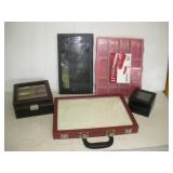 Assorted Display Cases