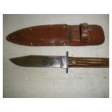 Utica Cut Master Knife w/Sheath   4 1/2 blade