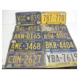 (10) Pennsylvania License Plates