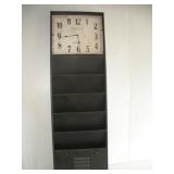 Metal Wall Clock  14x42 inches