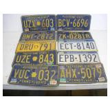 (10) Pennsylvania License Plates