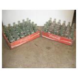 (2) Coca-Cola Crates w/Bottles